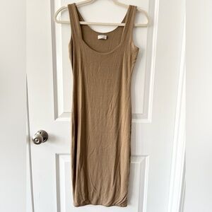 Oh Polly Nude Bodycon Mini Dress Size 6